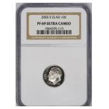 2005-S Roosevelt Dime NGC Proof-69 UC