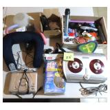 Foot Massager, DVD Player, Vacuum, Matches