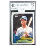 Ken Griffey Jr. Rookie Card BCCG 10