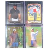 Four (4) Tiger Woods Golf Cards