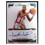 #8/25 Isiah Thomas Signed Flawless 2021