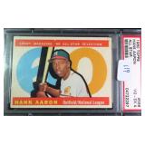 1960 TOPPS #566 HANK AARON ALL STAR PSA 4