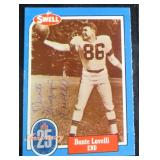 Dante Lavelli Signed Swell Football Card (HOF)
