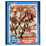 Marion Motley Signed Swell Football Card (HOF)