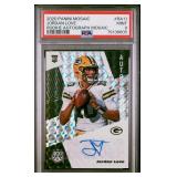 SIGNED JORDAN LOVE ROOKIE CARD MOSAIC PSA 9