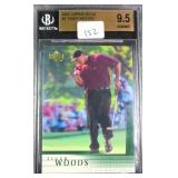 2001 UD Tiger Woods #1 Beckett 9.5