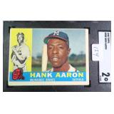 1960 Topps Hank Aaron SGC 2