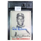 Bob Gibson SIGNED Baseball Card Beckett Auto 10