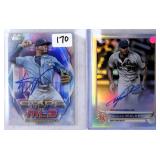 Wander Franco and Taijuan Walker SIGNED Baseball