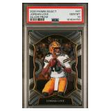 2020 SELECT JORDAN LOVE (RC) SILVER PRIZM PSA 10