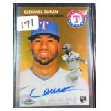 Ezequiel Duran SIGNED (RC) Topps Chrome