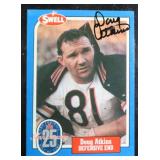 Doug Atkins Signed Swell Football Card (HOF)