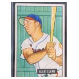 Allie Clark 1951 Bowman Baseball Card