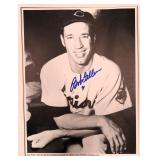 Bob Feller Signed Book Page, NO COA, Estate Find