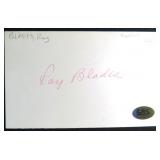 Ray Blades (1922-1932 Cardinals) Signed Postcard