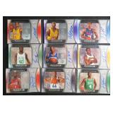 Nine (9) 2005-06 UD SP Signed Rookie Cards