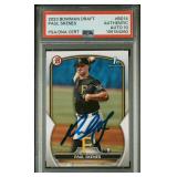 2023 BOWMAN SIGNED PAUL SKENES PSA Auto 10