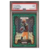 2023 PANINI PRIZM JAYDEN REED RC GREEN WAVE PSA 9