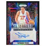 #7/15 Tayshaun Prince Signed Snakeskin Prizm