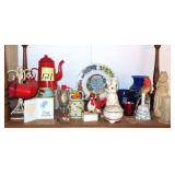 Red Enamelware with Cups, Avon, SPJST,