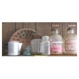 Cotton Seed Oil Jars, Coffee Jar, Tractor Seat