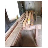 Lumber and Saw Horses