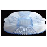 Blue Square Bon Bon Dish