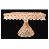 Heavy Footed Cake Plate, 10'x10'