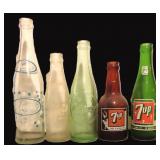 Five (5) Great Soda Bottles