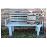 Swing on Legs and Nail Keg with no bottom