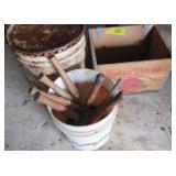 Early Times Bourbon Wooden Crate and Clippers