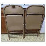 TWO (2) Metal Folding Chairs