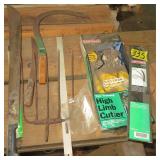 Machete, Pitch Fork, Sickle, Limb Cutter, Knife