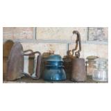 Sad Iron, Cotton Scale Weight, Insulators