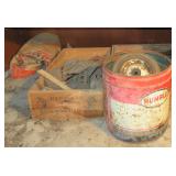 Humble Oil Can and Hercules Gun Powder Box