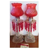 Pair of 14'H Lamps, check wiring