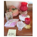 Covered Boxes and Candle Holders