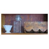 Golden Glow Grapes Planter Box, Canister