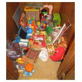 Toys All in Closet Late 1960's to Late 1970's