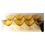 Eight (8) Amber to Clear Sherberts