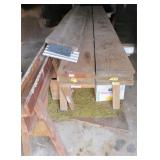 2'x12'x12' Boards with Saw Horses