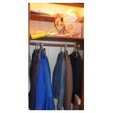 Contents of Coat Closet, NOTE Rooster has been