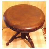 Victorian Piano Stool, OAK, twisted stretchers