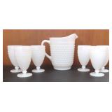 Hobnail Ice Tea Set