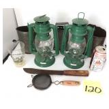 Sifters, Knife, Lanterns, Grater, Lavaca Co.