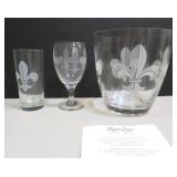 UNUSED Mignon Faget New Orleans Drink Set