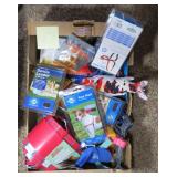 Box with UNUSED Dog and Cat Accessories