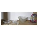 Clear Glass and Egg Cookie Jar