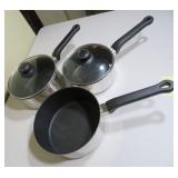 Ultralex Sauce Pans (2) Lids