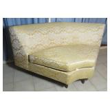 Corner Seat with no arms, needs cleaning